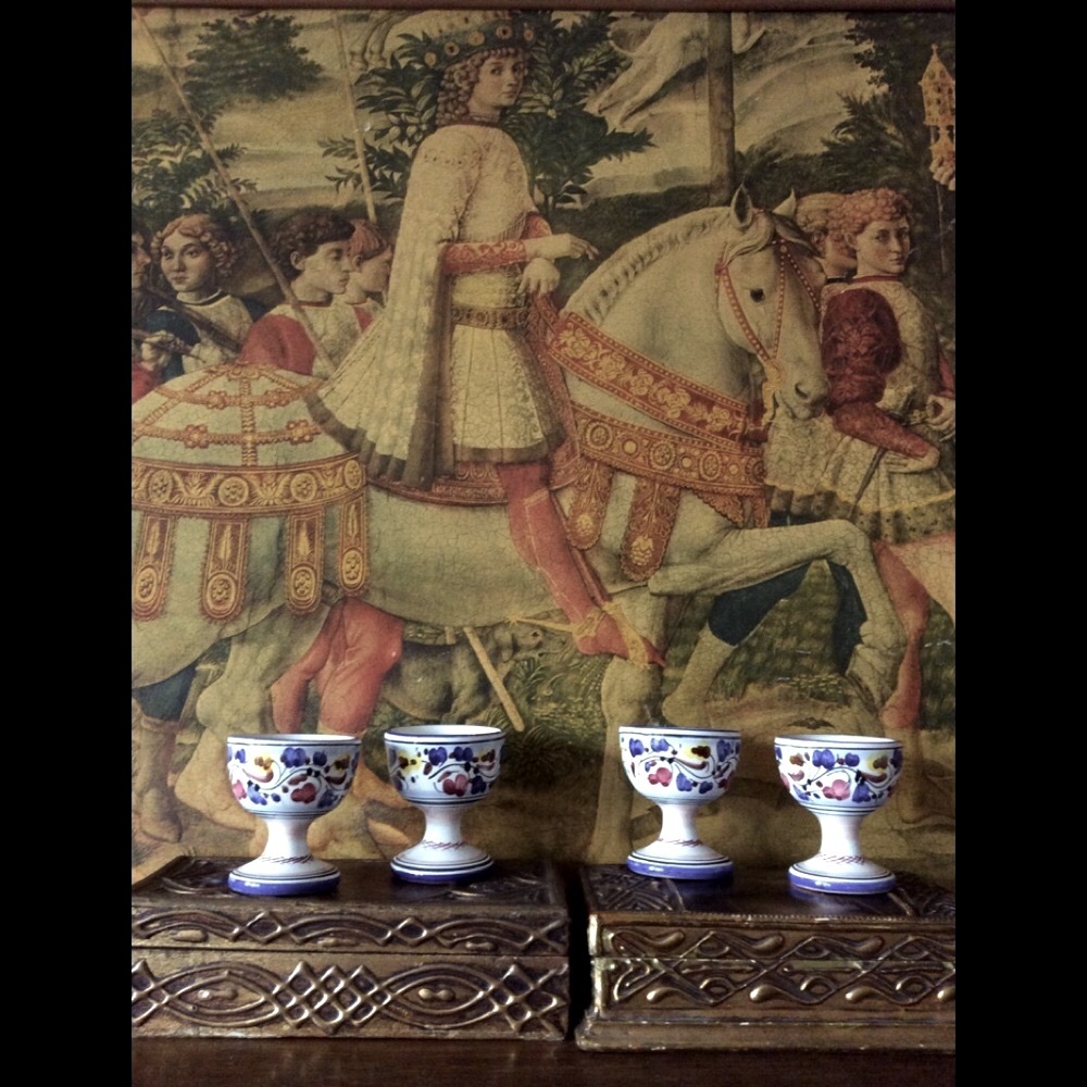 Vintage:4 ARCAICO Siena Egg~Cups